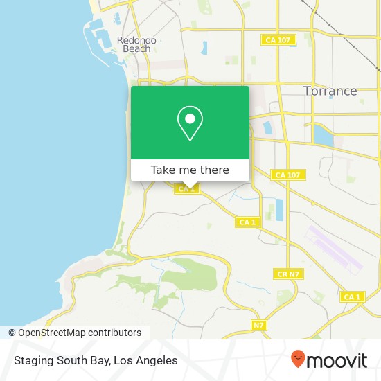 Staging South Bay map