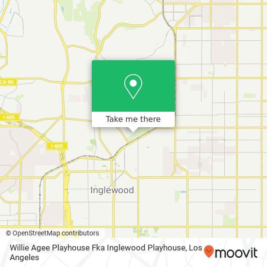 Mapa de Willie Agee Playhouse Fka Inglewood Playhouse