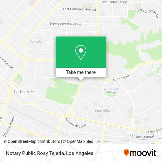 Notary Public Rosy Tejeda map