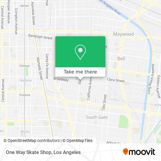 One Way Skate Shop map