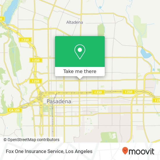 Fox One Insurance Service map