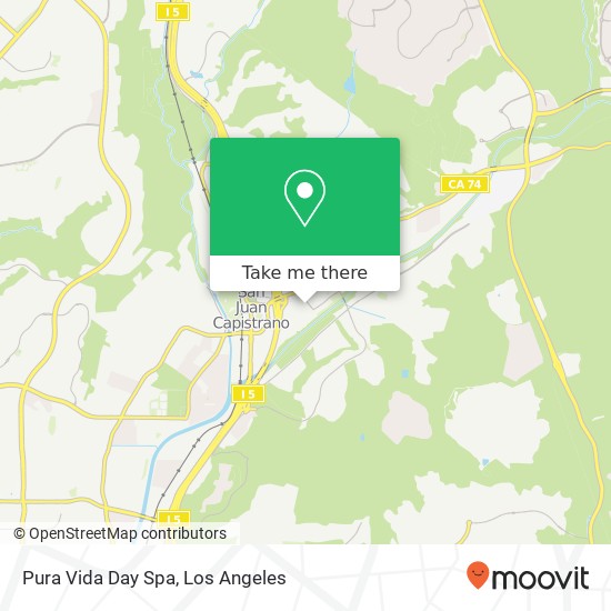 Pura Vida Day Spa map