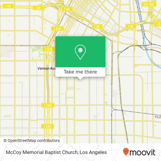 Mapa de McCoy Memorial Baptist Church