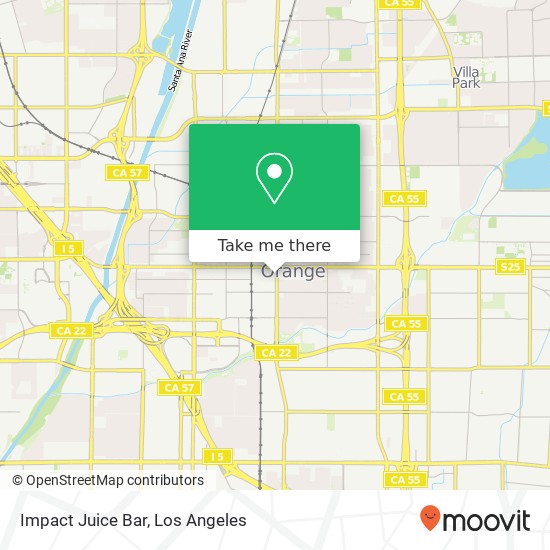Impact Juice Bar map
