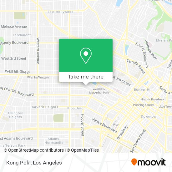 How to get to Kong Poki in Westlake, La by Bus or Subway?