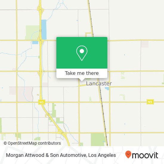 Mapa de Morgan Attwood & Son Automotive