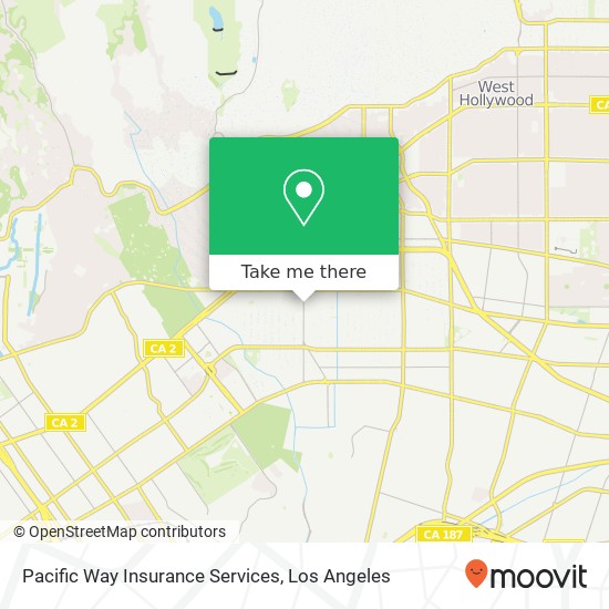 Mapa de Pacific Way Insurance Services