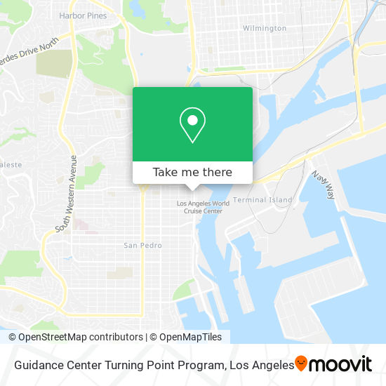 Mapa de Guidance Center Turning Point Program