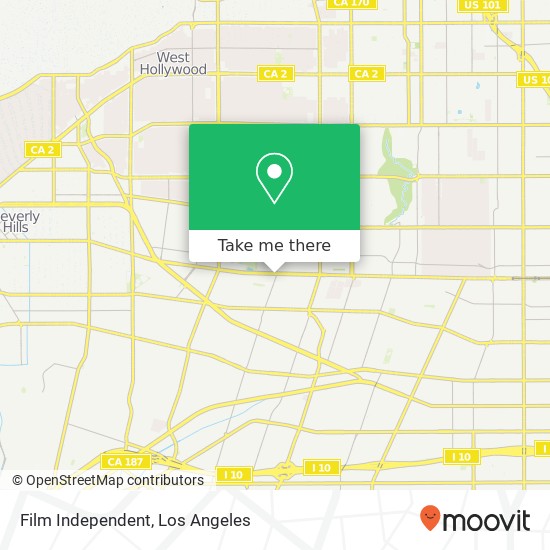 Film Independent map