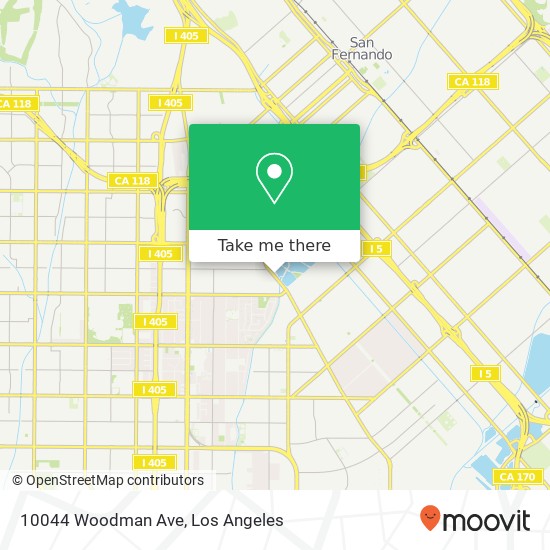 10044 Woodman Ave map