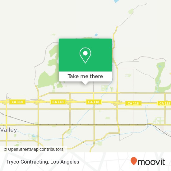 Tryco Contracting map