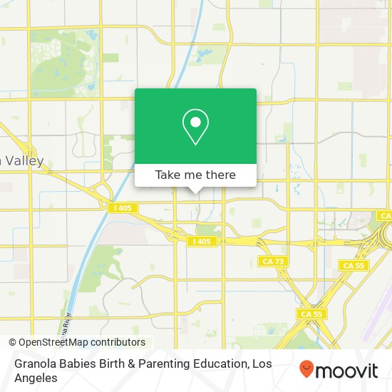 Granola Babies Birth & Parenting Education map