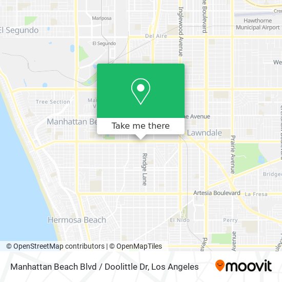 Manhattan Beach Blvd / Doolittle Dr map