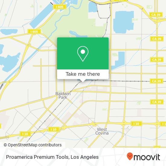 Proamerica Premium Tools map