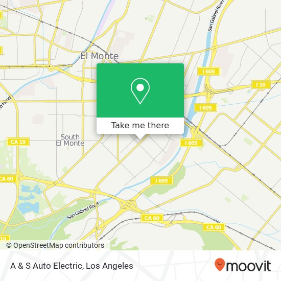 A & S Auto Electric map