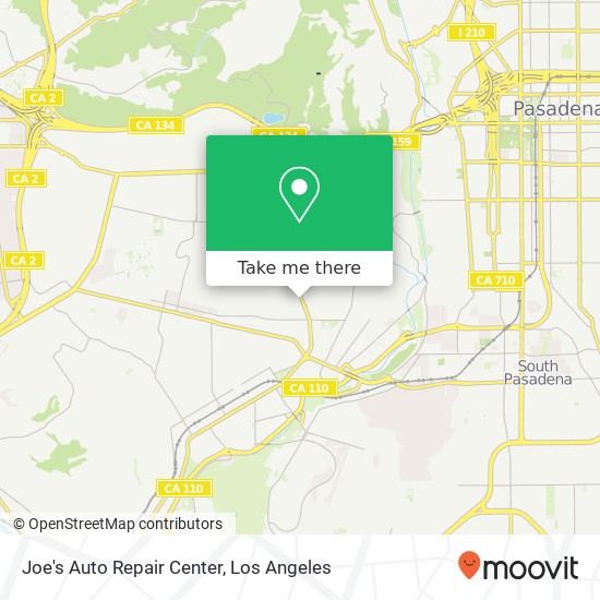 Joe's Auto Repair Center map