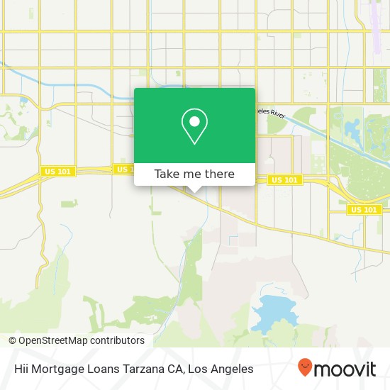 Mapa de Hii Mortgage Loans Tarzana CA