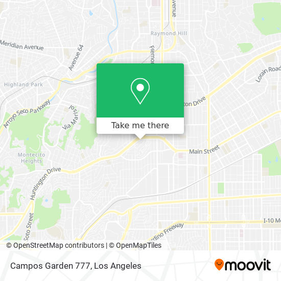 Mapa de Campos Garden 777