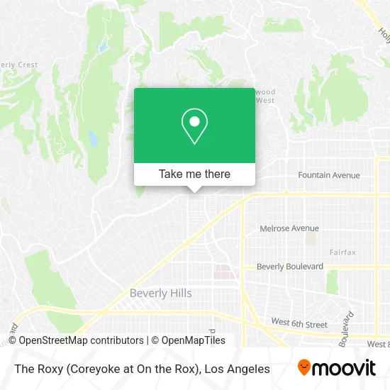 The Roxy (Coreyoke at On the Rox) map