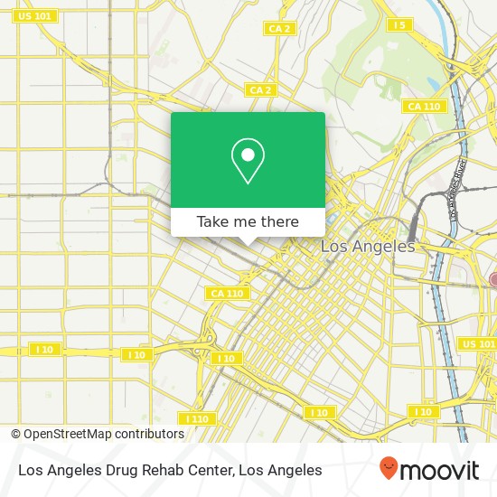 Mapa de Los Angeles Drug Rehab Center