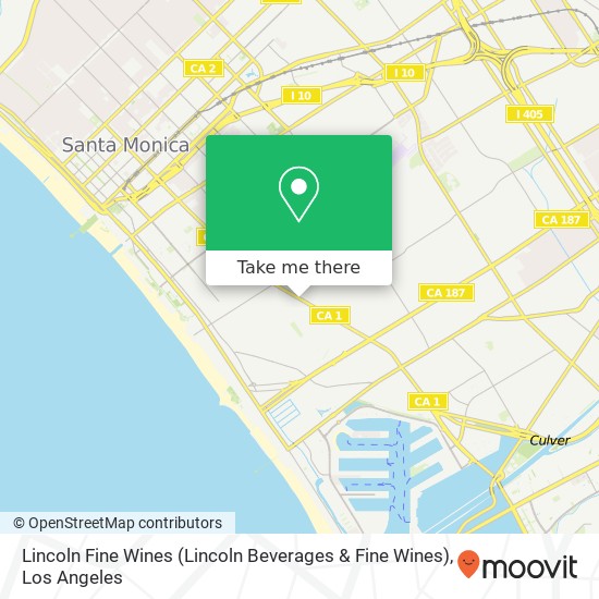 Mapa de Lincoln Fine Wines