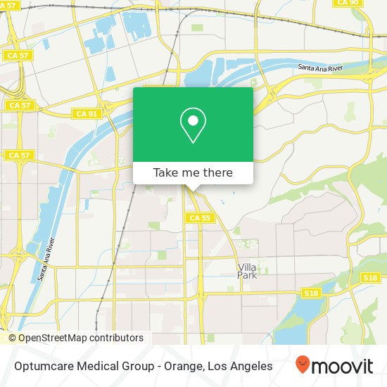 Optumcare Medical Group - Orange map