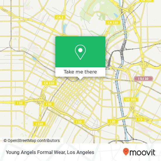 Mapa de Young Angels Formal Wear