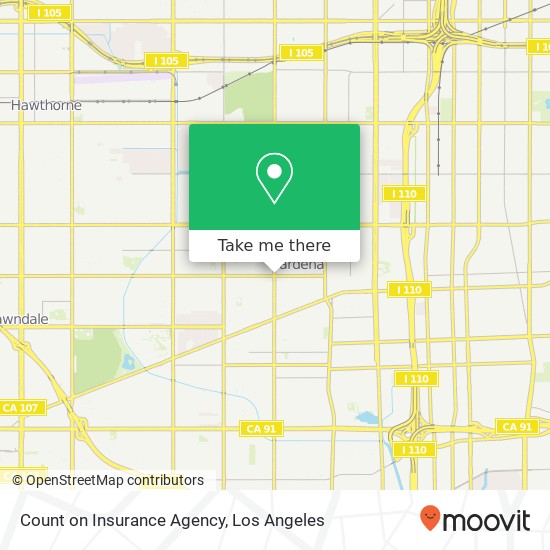 Count on Insurance Agency map
