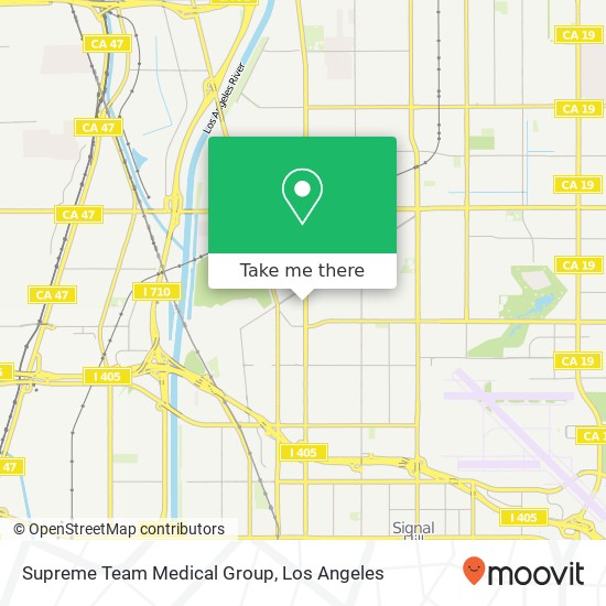 Supreme Team Medical Group map