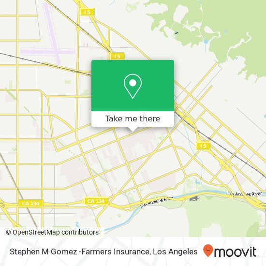 Stephen M Gomez -Farmers Insurance map