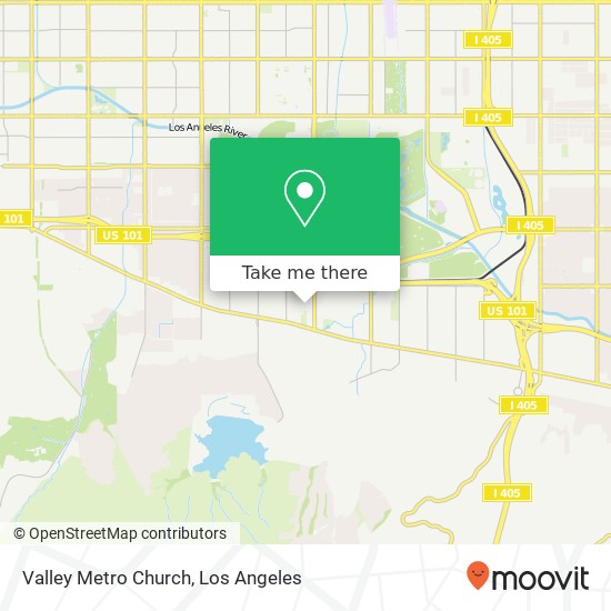 Valley Metro Church map