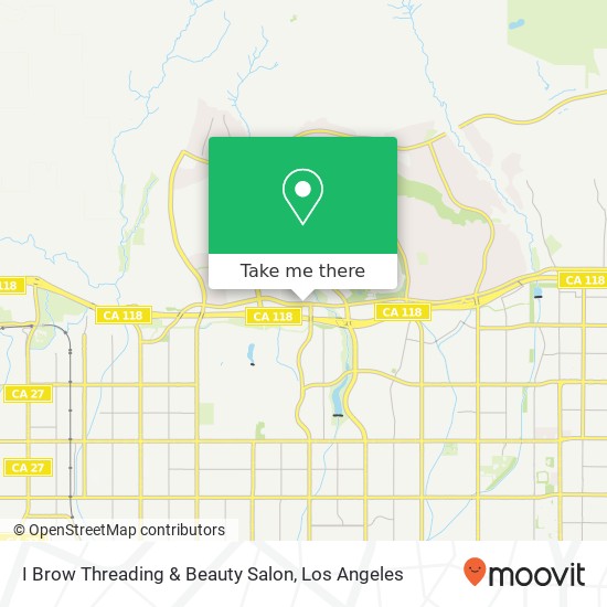 Mapa de I Brow Threading & Beauty Salon