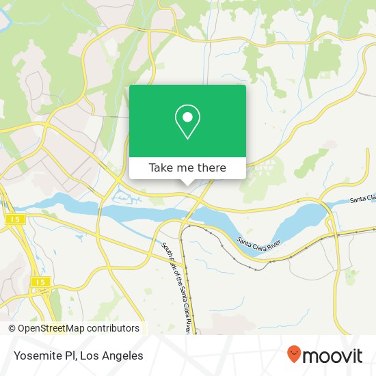 Mapa de Yosemite Pl