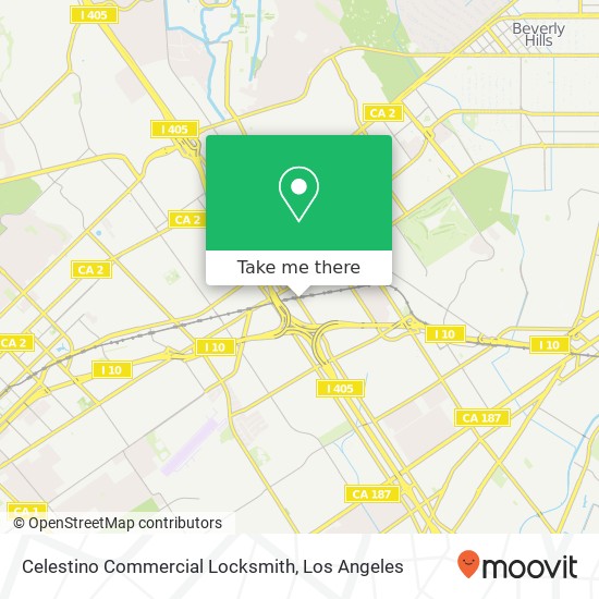 Celestino Commercial Locksmith map