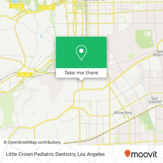 Little Crown Pediatric Dentistry map