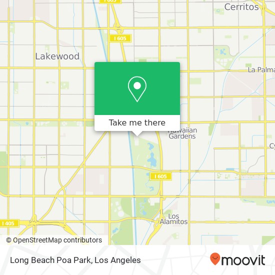 Mapa de Long Beach Poa Park