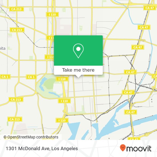 Mapa de 1301 McDonald Ave