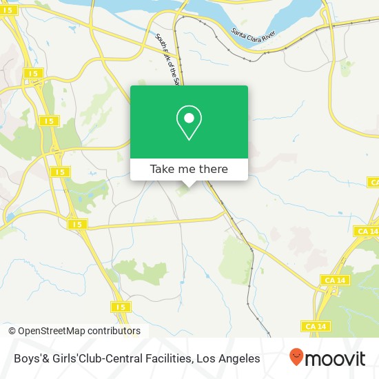 Boys'& Girls'Club-Central Facilities map