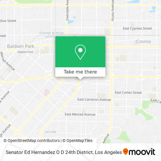 Mapa de Senator Ed Hernandez O D 24th District