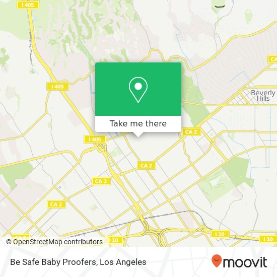 Be Safe Baby Proofers map