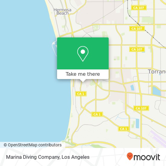 Marina Diving Company map