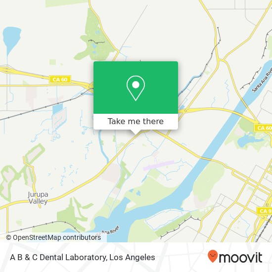 A B & C Dental Laboratory map
