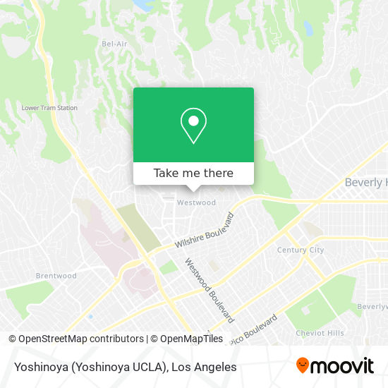 Yoshinoya (Yoshinoya UCLA) map