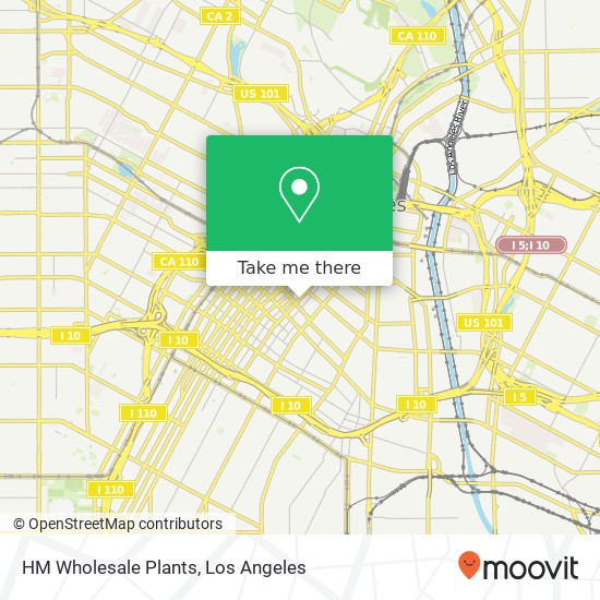 HM Wholesale Plants map