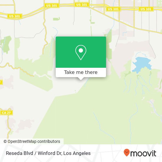 Reseda Blvd / Winford Dr map