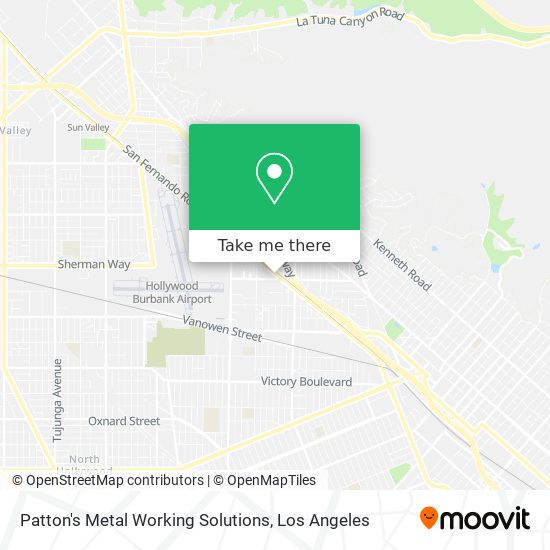 Patton's Metal Working Solutions map