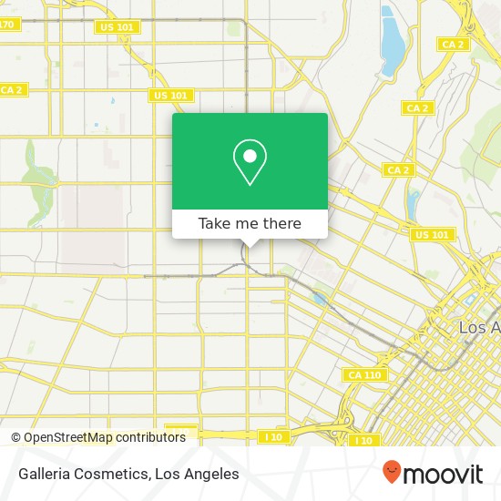 Galleria Cosmetics map