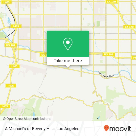 A Michael's of Beverly Hills map