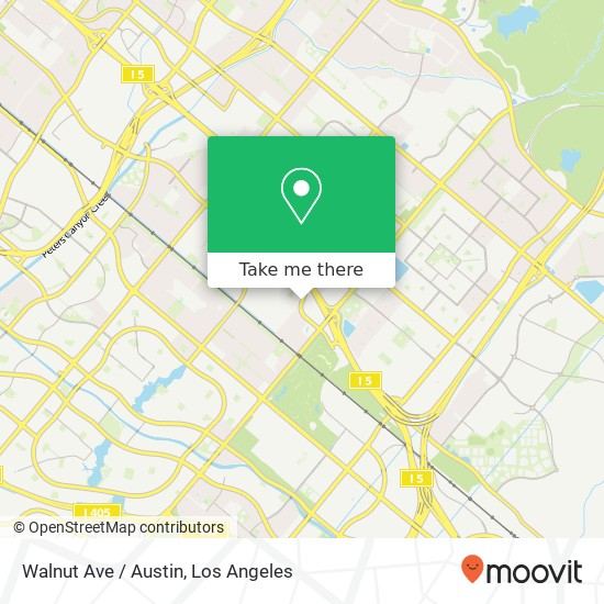 Walnut Ave / Austin map