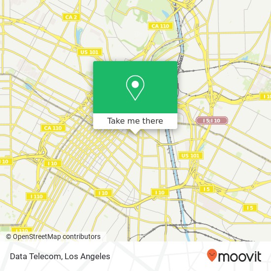 Mapa de Data Telecom